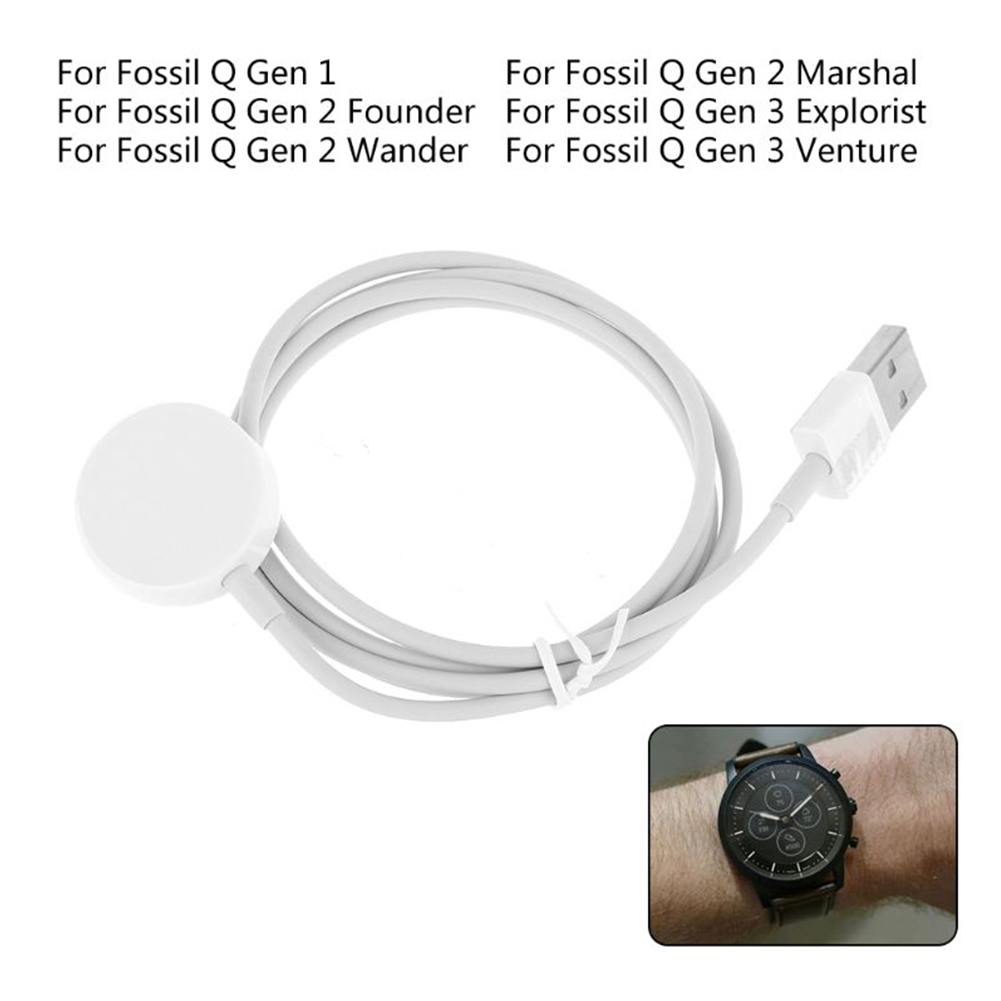 Fossil Smartwatch Accessories - Carregador Magnético USB para Smartwatch com