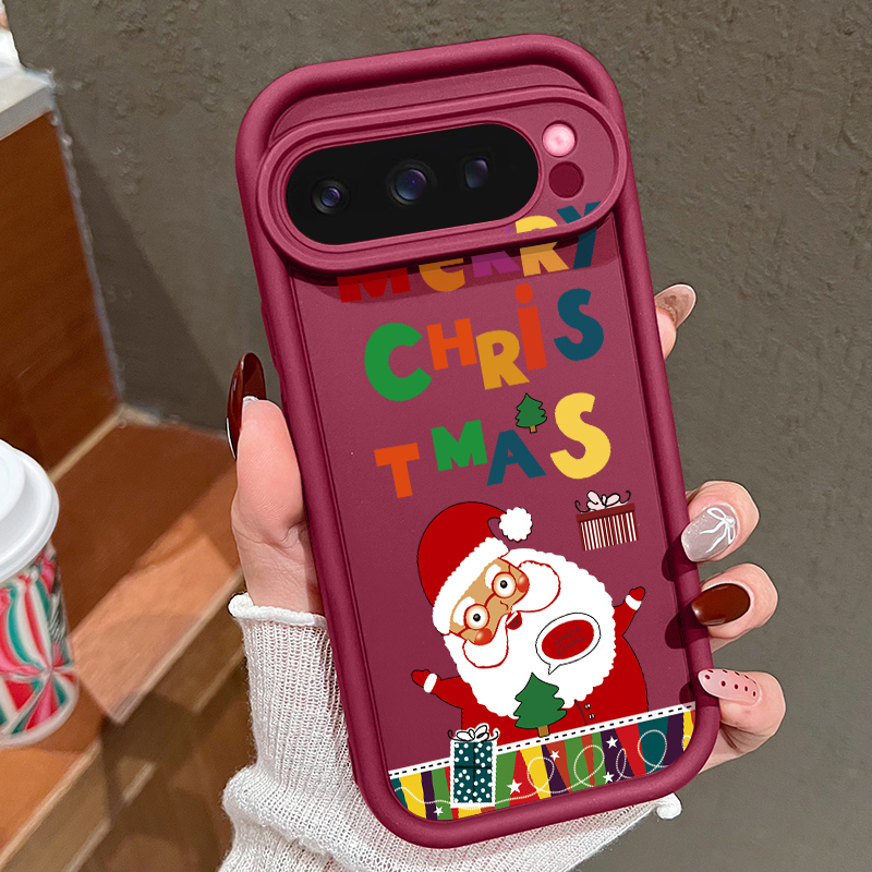 Google Pixel 9 Pro - Capa protetora macia com padrão de