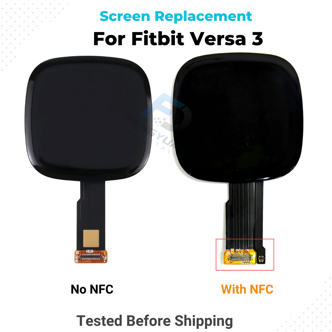 Smartwatch Touch - Para Fitbit Versa 3 FB511, Substituição