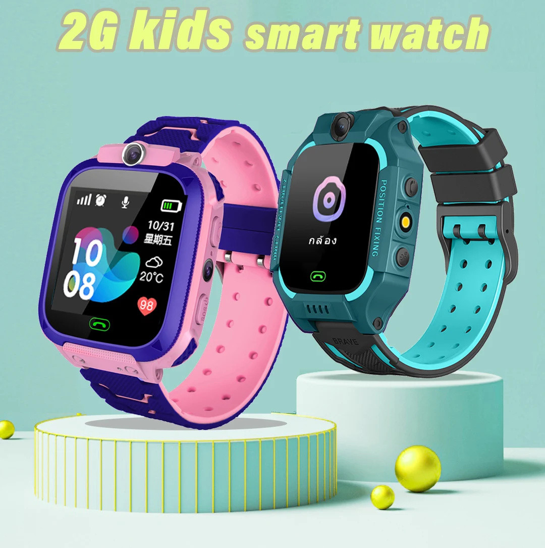 Smartwatch Touch - Q12 crianças relógio inteligente 2g chamada