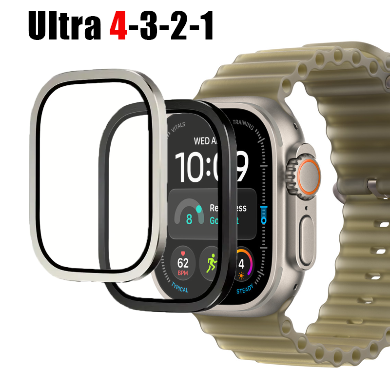 Smartwatch Straps & Accessories - Capa de liga de alumínio +