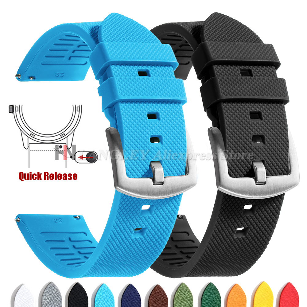 Fossil Smartwatch Accessories - Pulseira de Borracha Macia Clássica Tropical