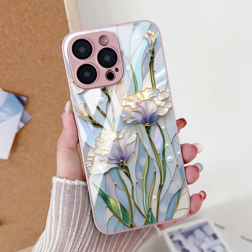 Screen Protector Film - Flor de lótus caso de telefone