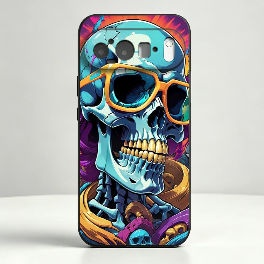 Capa Neon Pop Art Skull para G - Google Pixel 9 Pro avaliação e preço