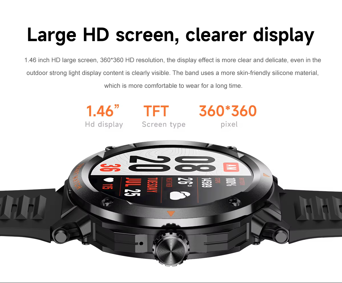 Relógio inteligente com NFC, f - Smartwatch Headset avaliação e preço