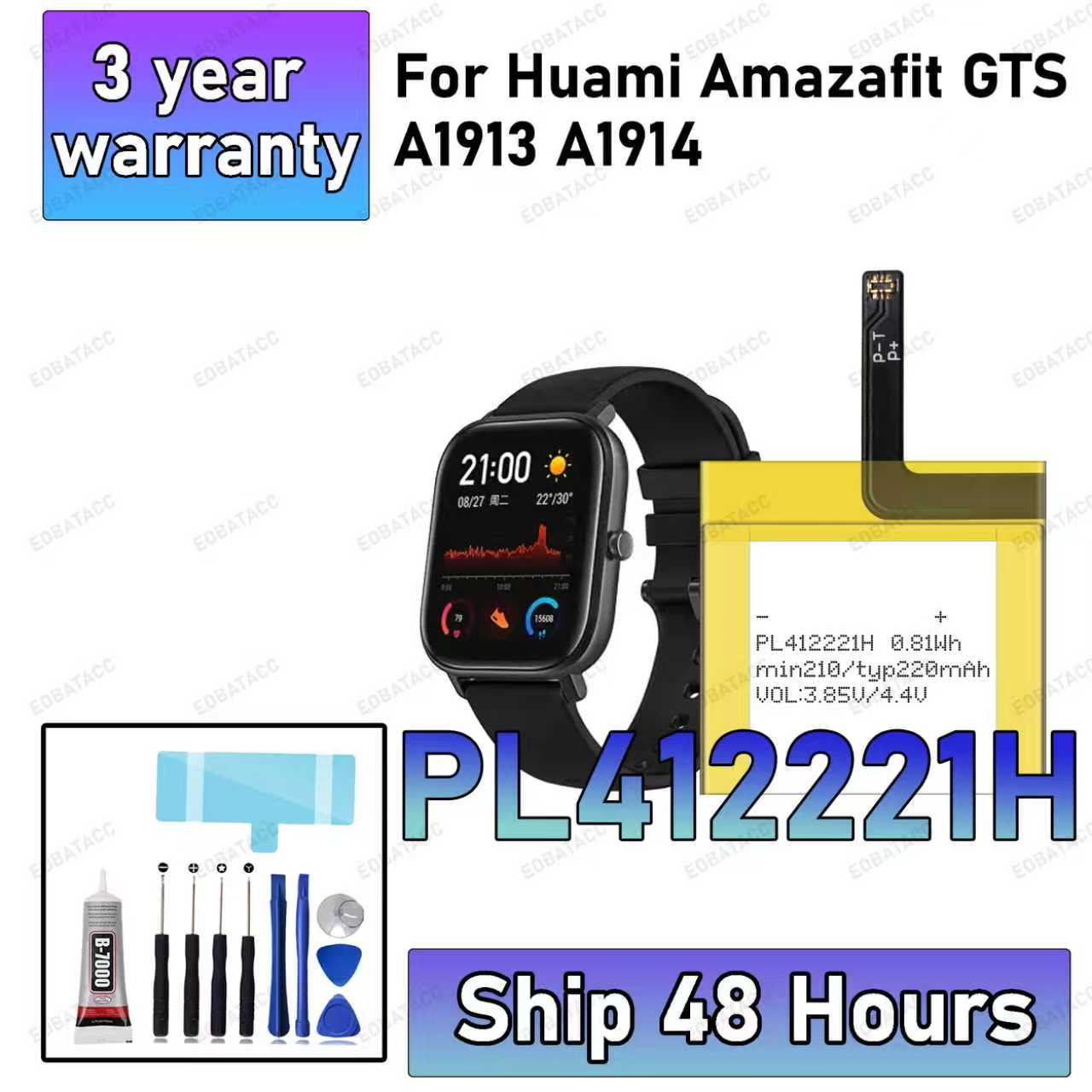 100% nova alta quanlity pl4122 - Smartwatch A1914 avaliação e preço