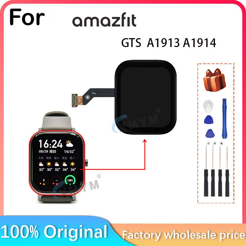 Amoled lcd touch screen para r - Smartwatch A1914 avaliação e preço