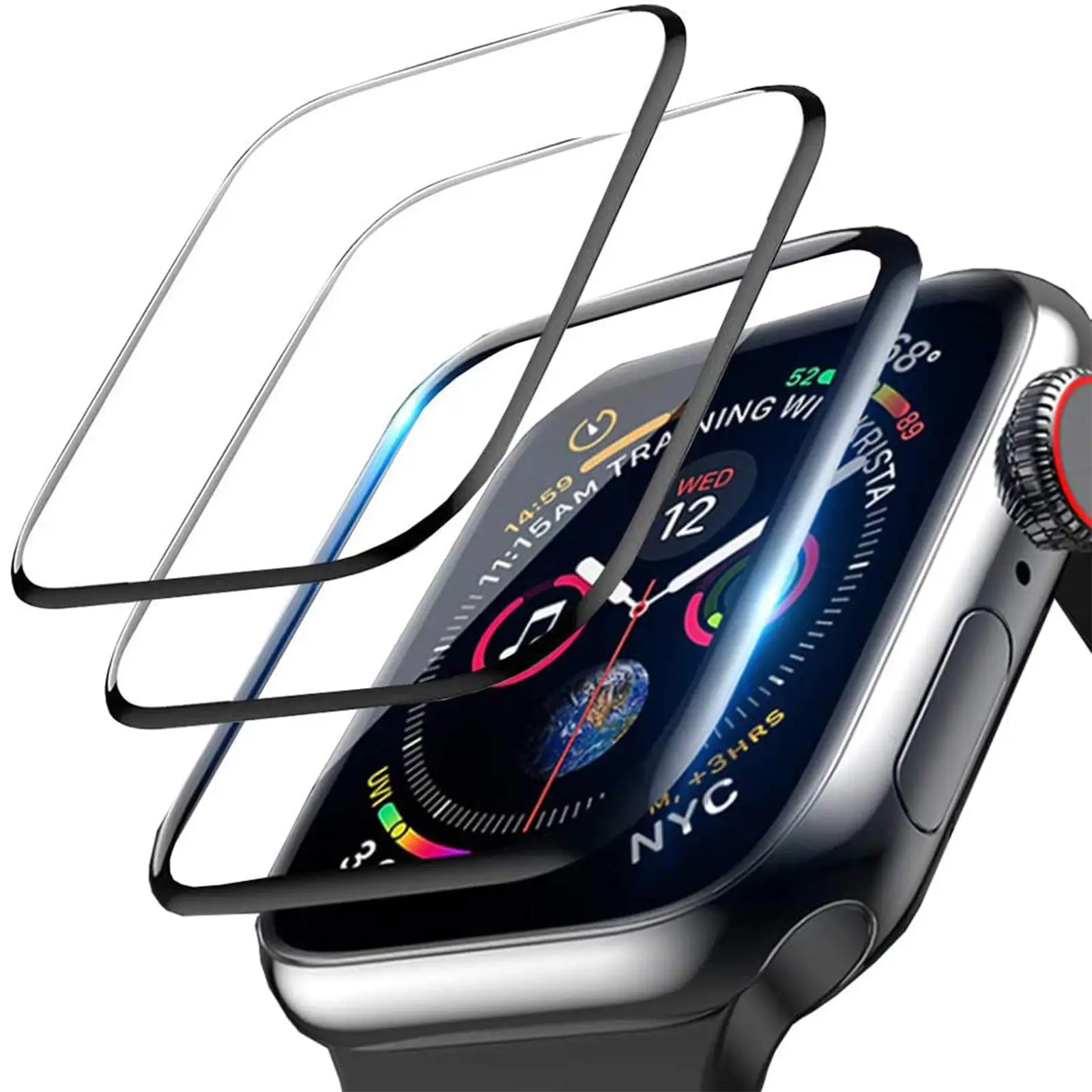 Vidro temperado 3d para apple  - Apple Smartwatch Accessories avaliação e preço