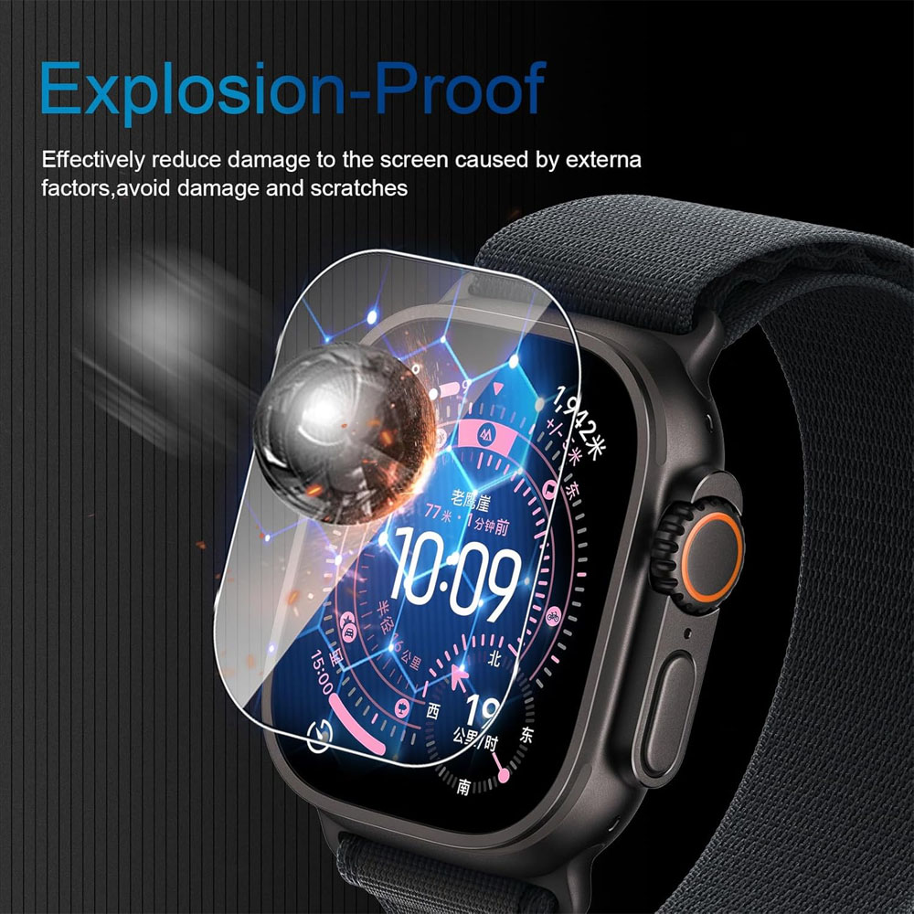 Película de vidro temperado pa - Apple Smartwatch Accessories avaliação e preço