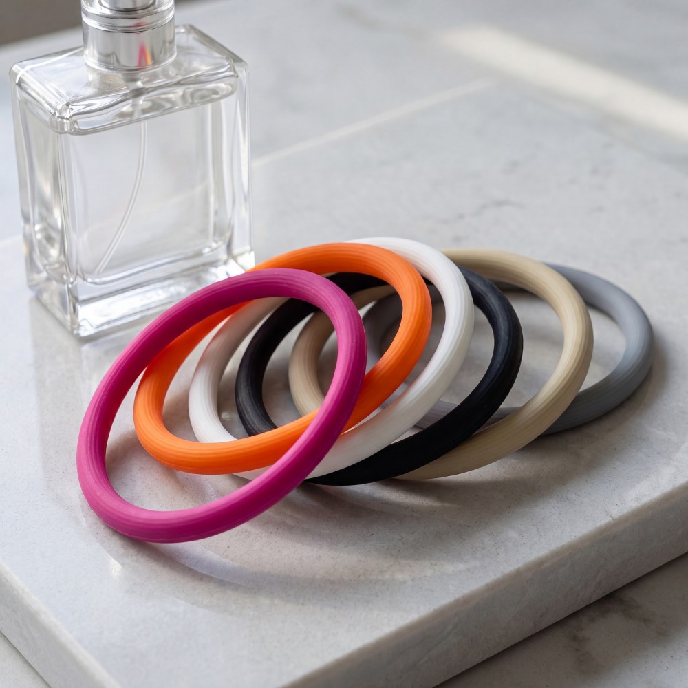 Pulseira de silicone redonda d - Ceramic Link Bracelet avaliação e preço