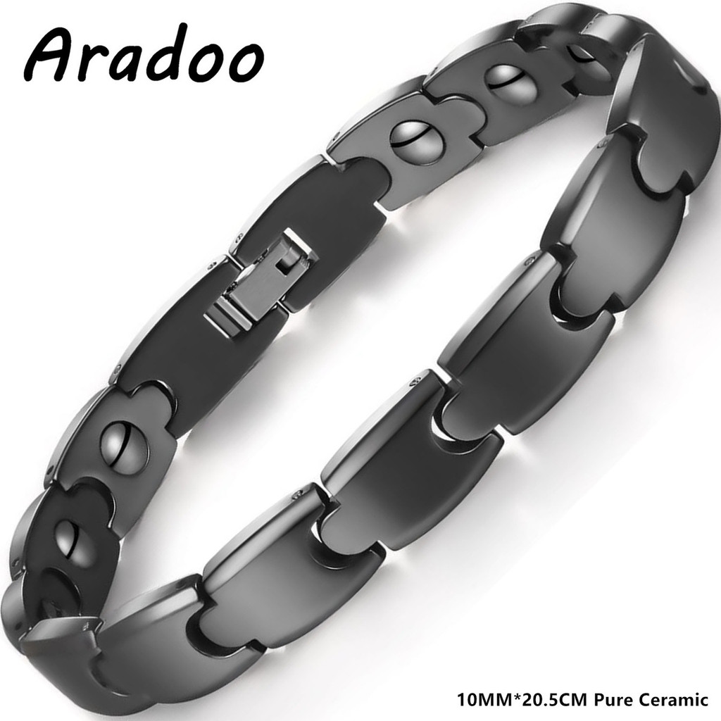 Aradoo Premium Cerâmica Hemati - Ceramic Link Bracelet avaliação e preço
