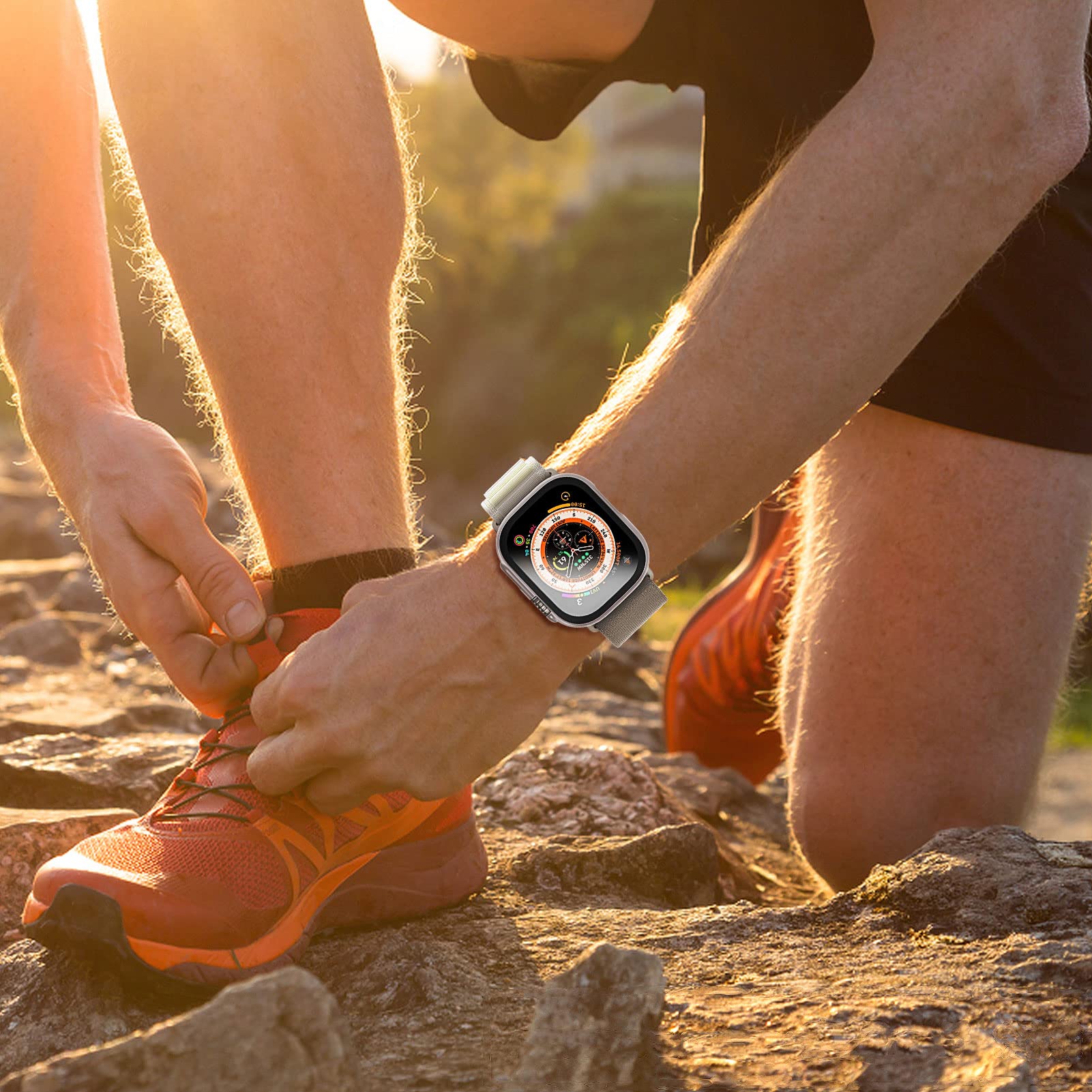 Vidro + capa para apple watch  - Smartwatch Band Accessories avaliação e preço