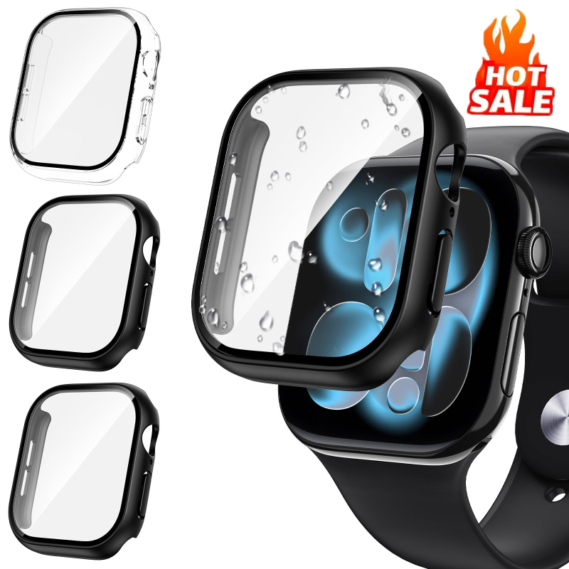 3 pçs vidro + capa para apple  - Smartwatch Band Accessories avaliação e preço