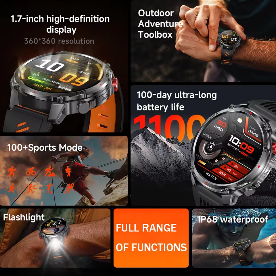 2026 Novo Smartwatch T-Rex3 Pr - Smartwatch Batam avaliação e preço