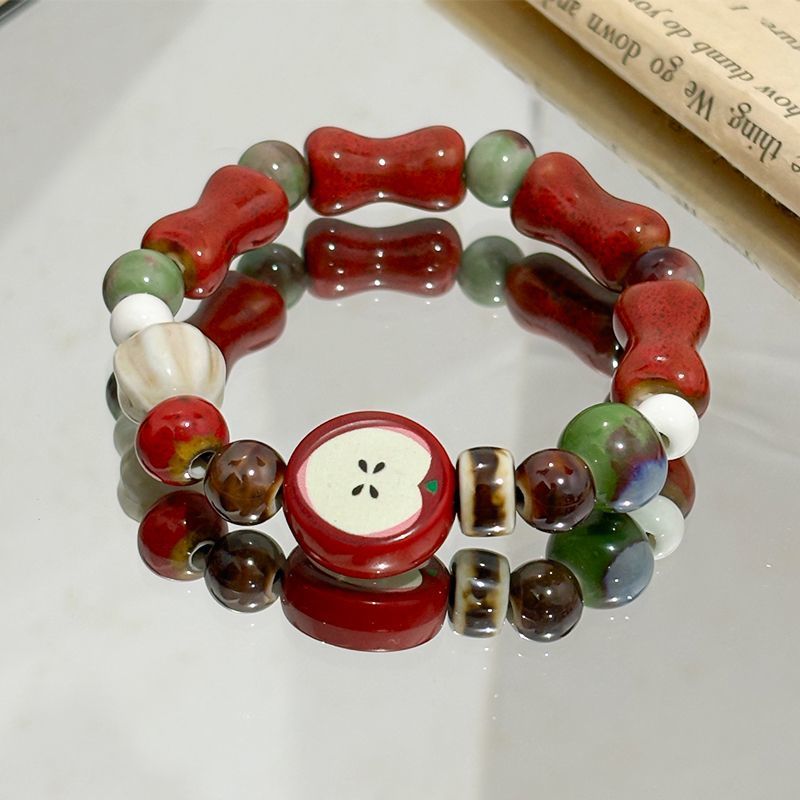 Pulseira Feminina Retrô de Con - Ceramic Link Bracelet avaliação e preço