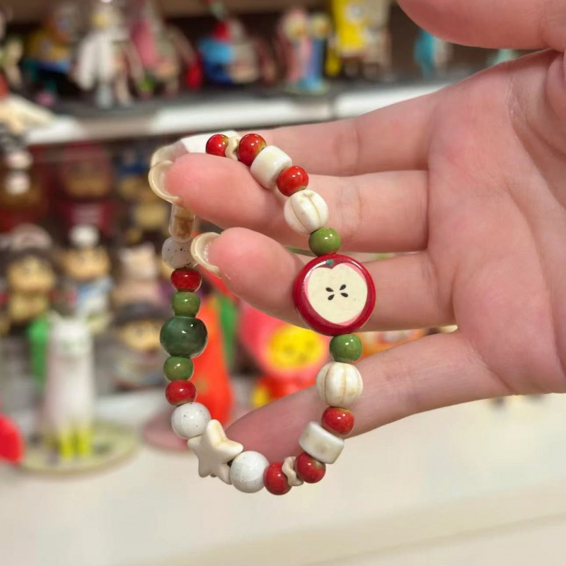 Pulseira Feminina Retrô de Con - Ceramic Link Bracelet avaliação e preço