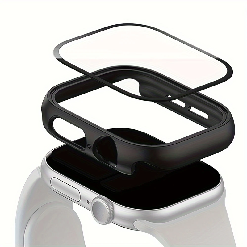 Vidro + capa para apple watch  - Smartwatch Band Accessories avaliação e preço