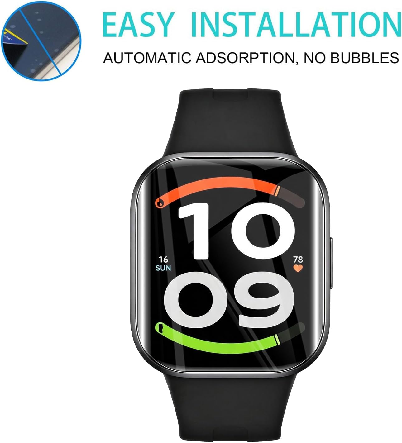 1-5PCS Película de Hidrogel Ma - Watch Face Protector avaliação e preço