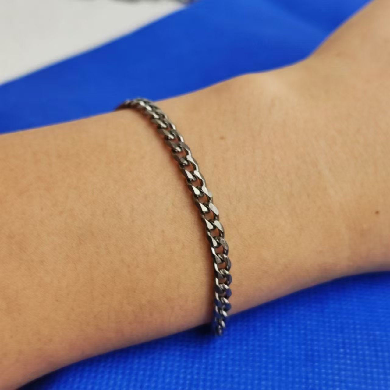 Pulseira de corrente feminina  - Ceramic Link Bracelet avaliação e preço