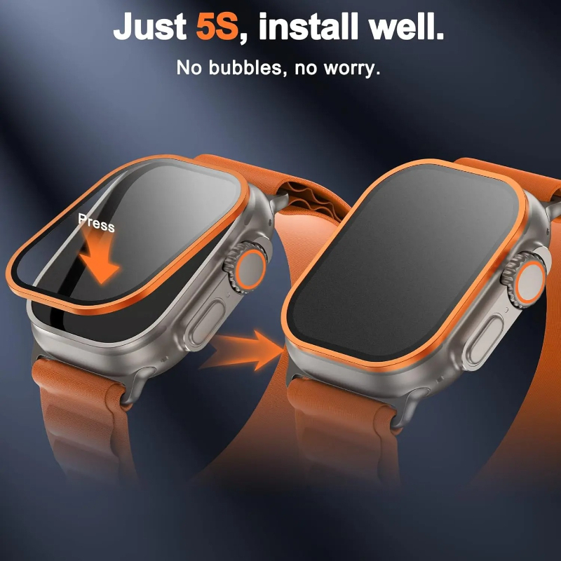 Vidro temperado para Apple Wat - Smartwatch Straps & Accessories avaliação e preço
